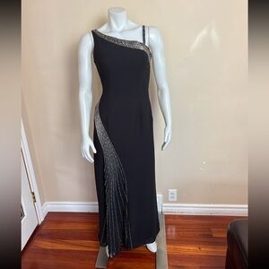NWT - JORA Collection - Beaded Black Gown. 
Size: Small -
